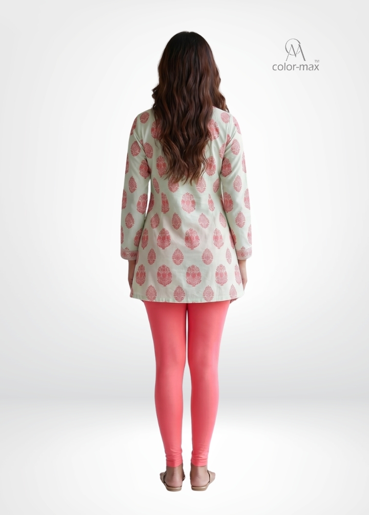 CARROT - Imported premium Nylon/Polyester Shimmer Leggings - Hover